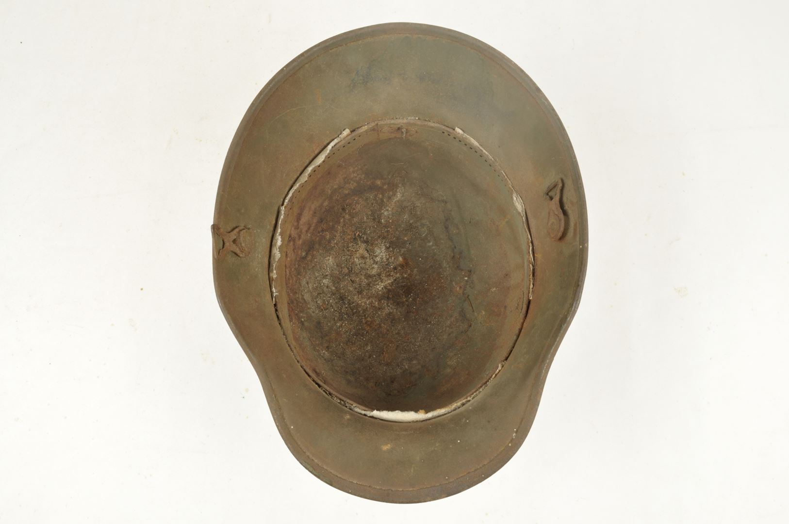 Casque Allemand modèle 1917 sorti de grenier / Alsace