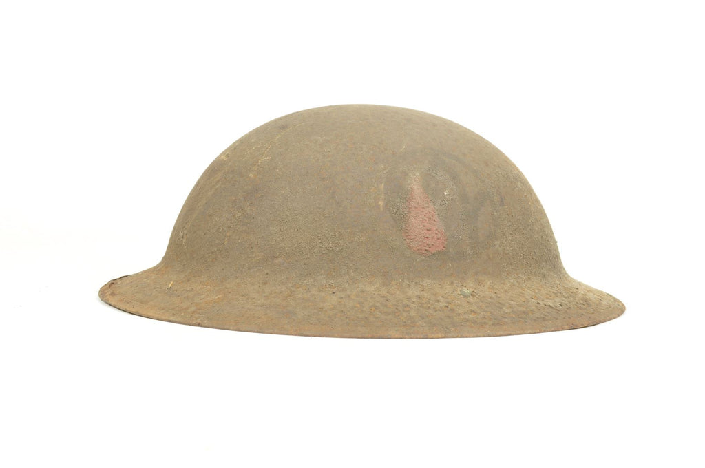 Casque US 17 sorti de grenier / double insignes 89th infantry division