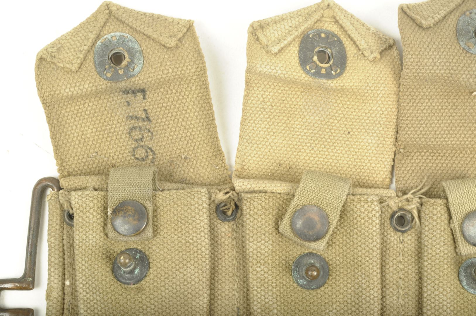 Ceinturon Américain Nominatif modèle 1923 OD3 / daté 1942