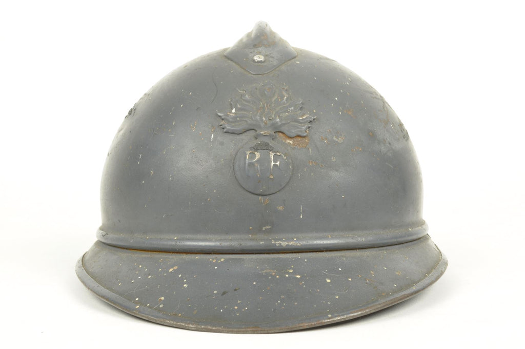 Casque Adrian d'Infanterie modèle 1915 / peinture lisse d'usine