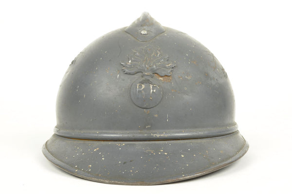 Casque Adrian d'Infanterie modèle 1915 / peinture lisse d'usine