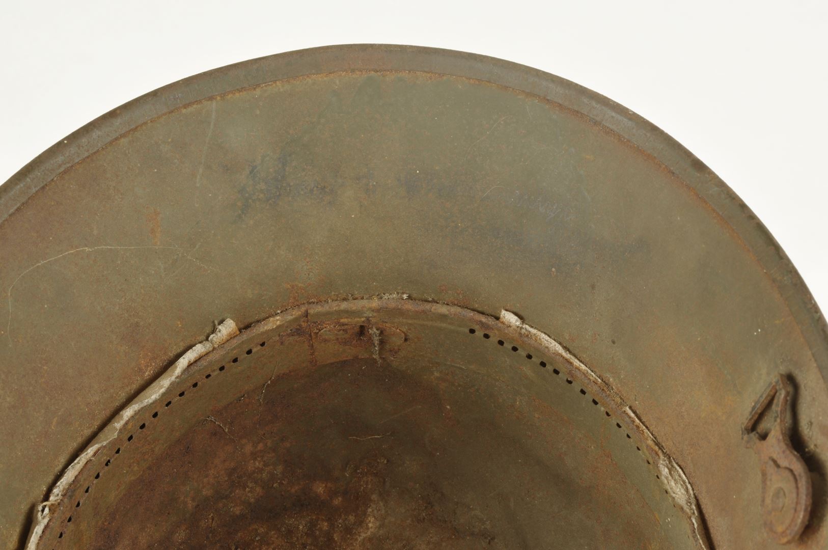 Casque Allemand modèle 1917 sorti de grenier / Alsace