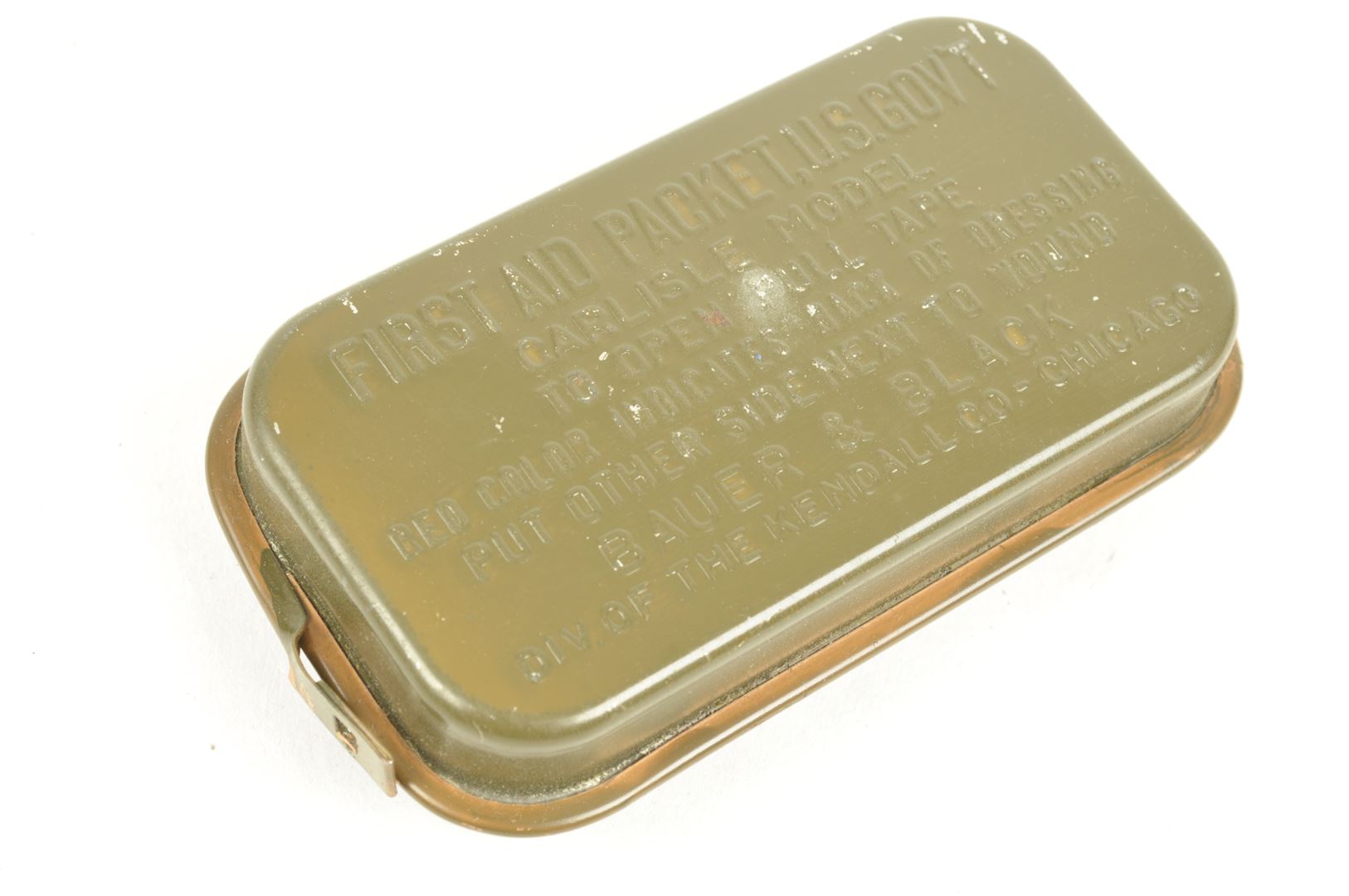 Pochette à pansement nominative datée 1943 + pansement