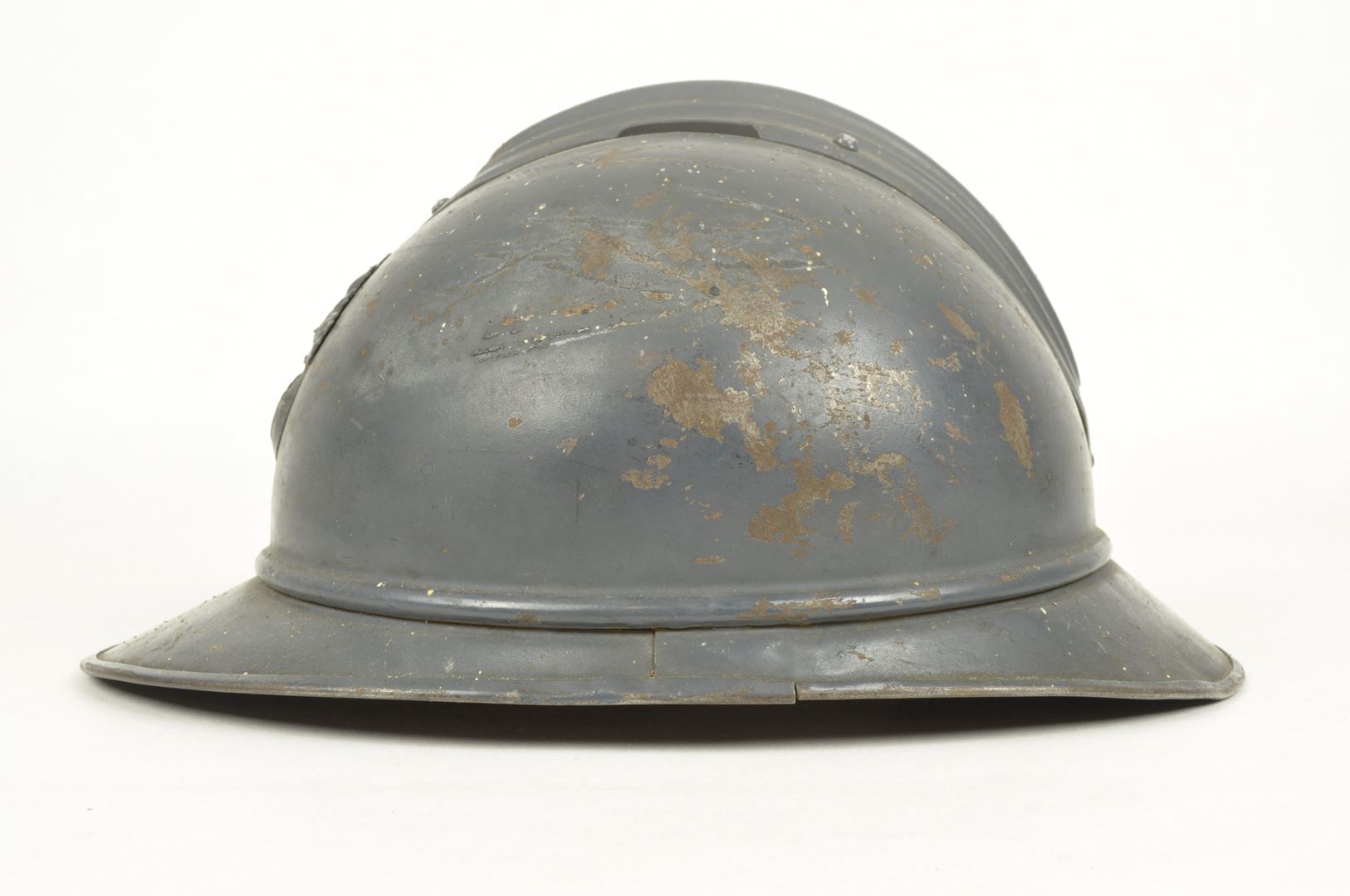 Casque Adrian d'Infanterie modèle 1915 / peinture lisse d'usine