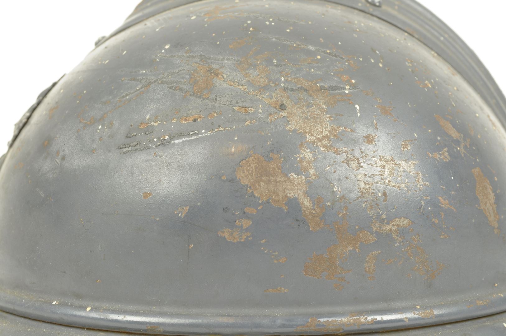 Casque Adrian d'Infanterie modèle 1915 / peinture lisse d'usine