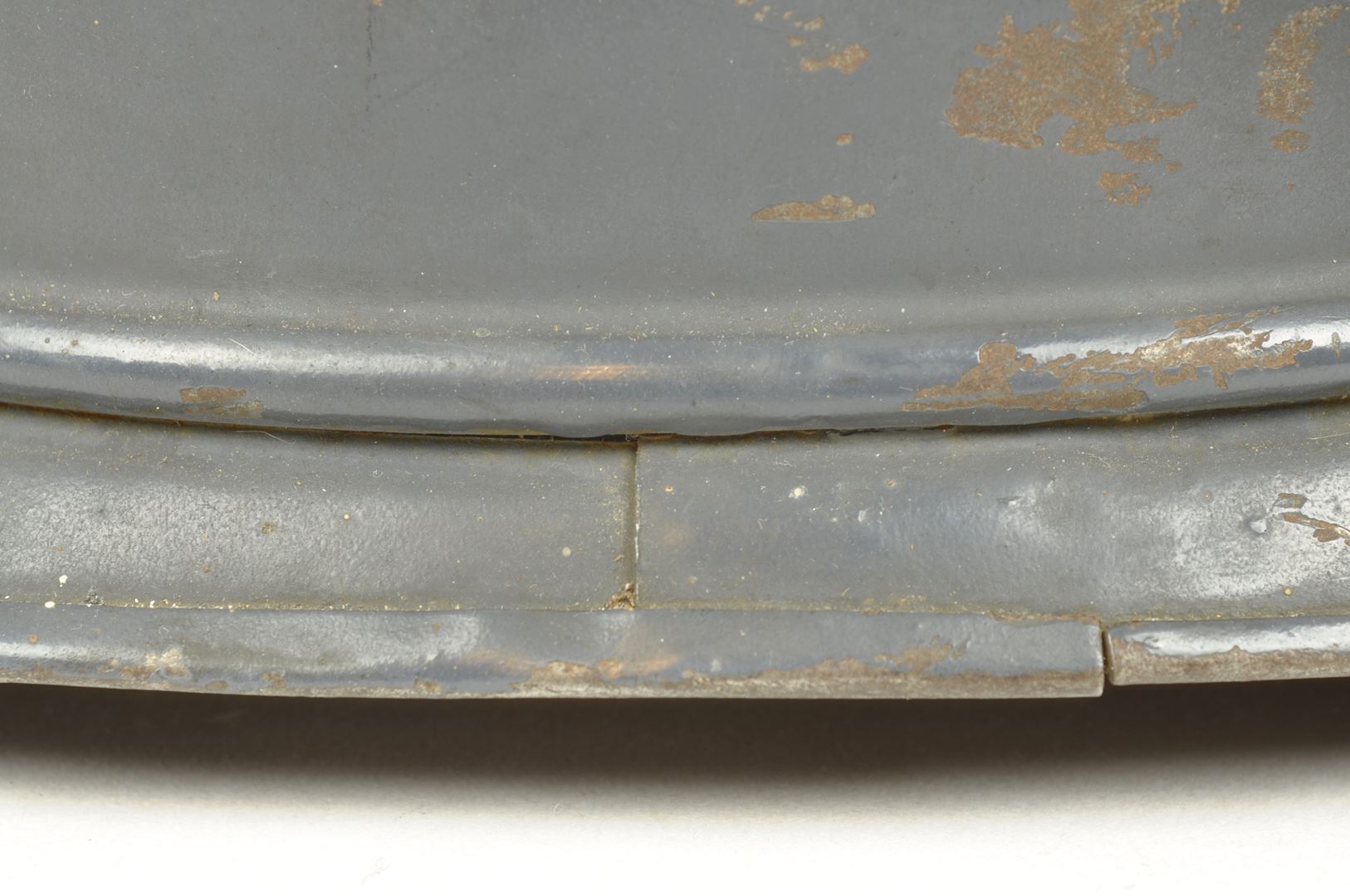 Casque Adrian d'Infanterie modèle 1915 / peinture lisse d'usine