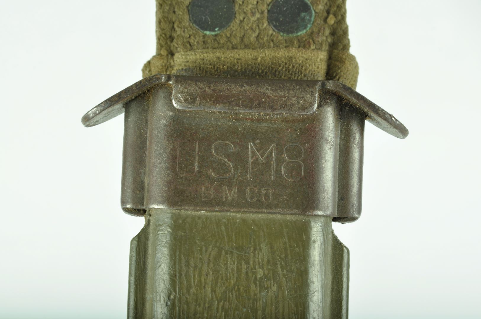 Poignard US M3 Marquage UTICA sur lame / fourreau matriculé