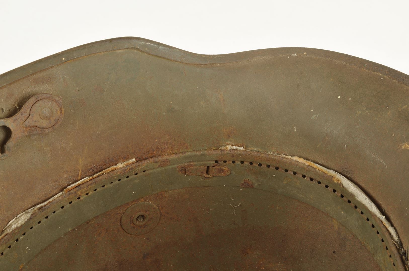 Casque Allemand modèle 1917 sorti de grenier / Alsace