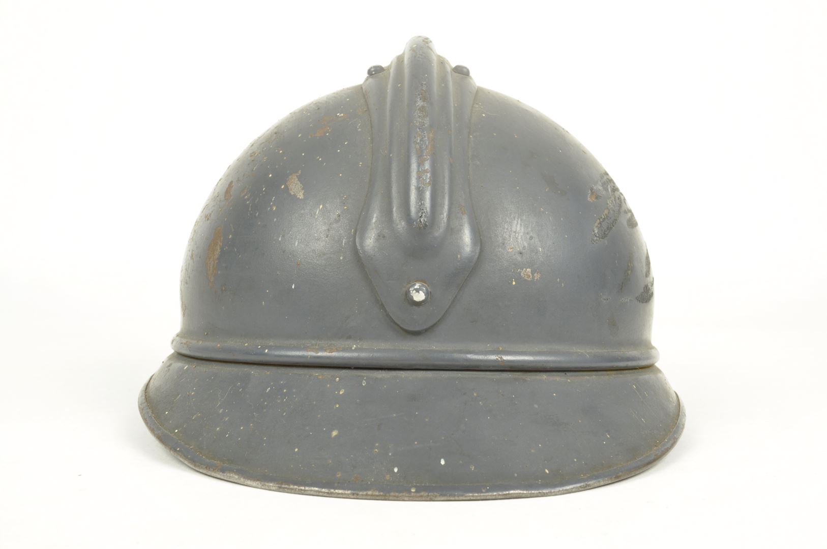 Casque Adrian d'Infanterie modèle 1915 / peinture lisse d'usine