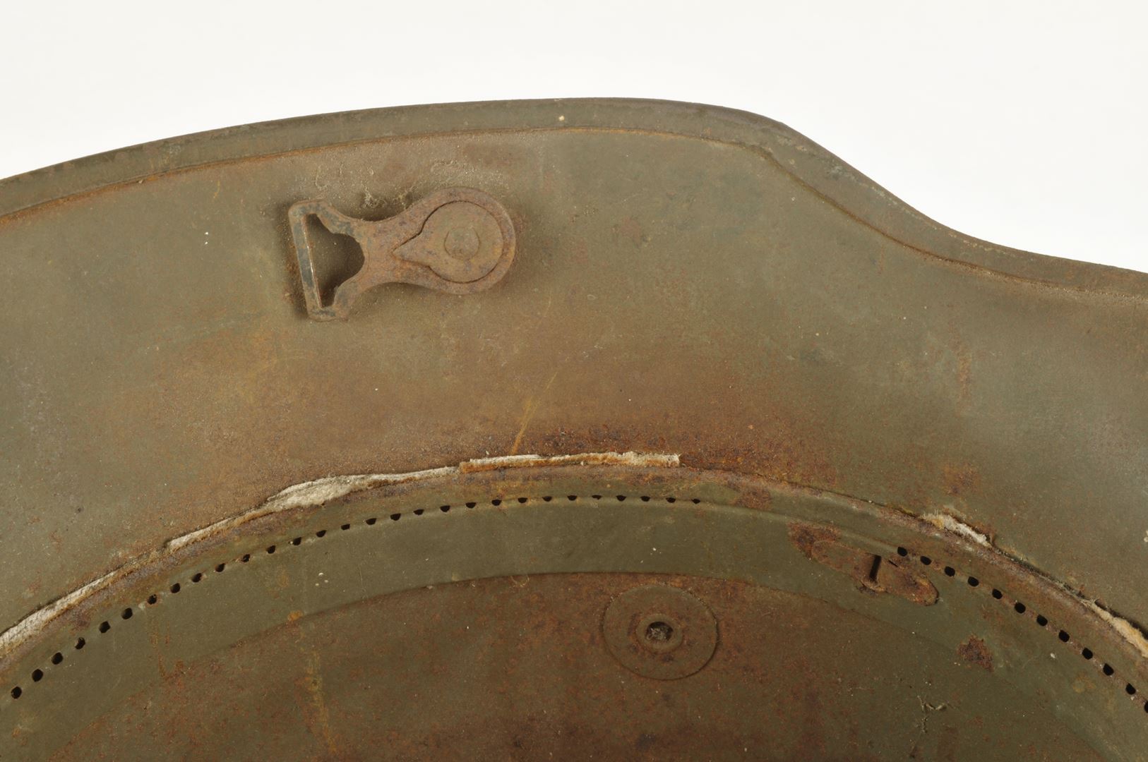 Casque Allemand modèle 1917 sorti de grenier / Alsace
