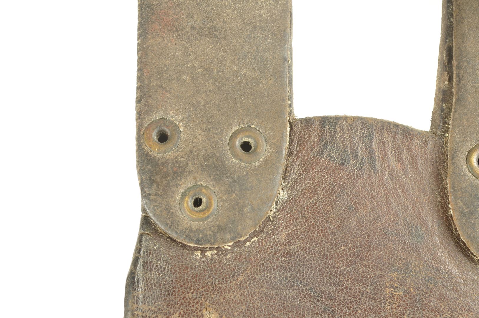 Beau gousset de Baïonnette Lebel Ersatz / Cuir riveté