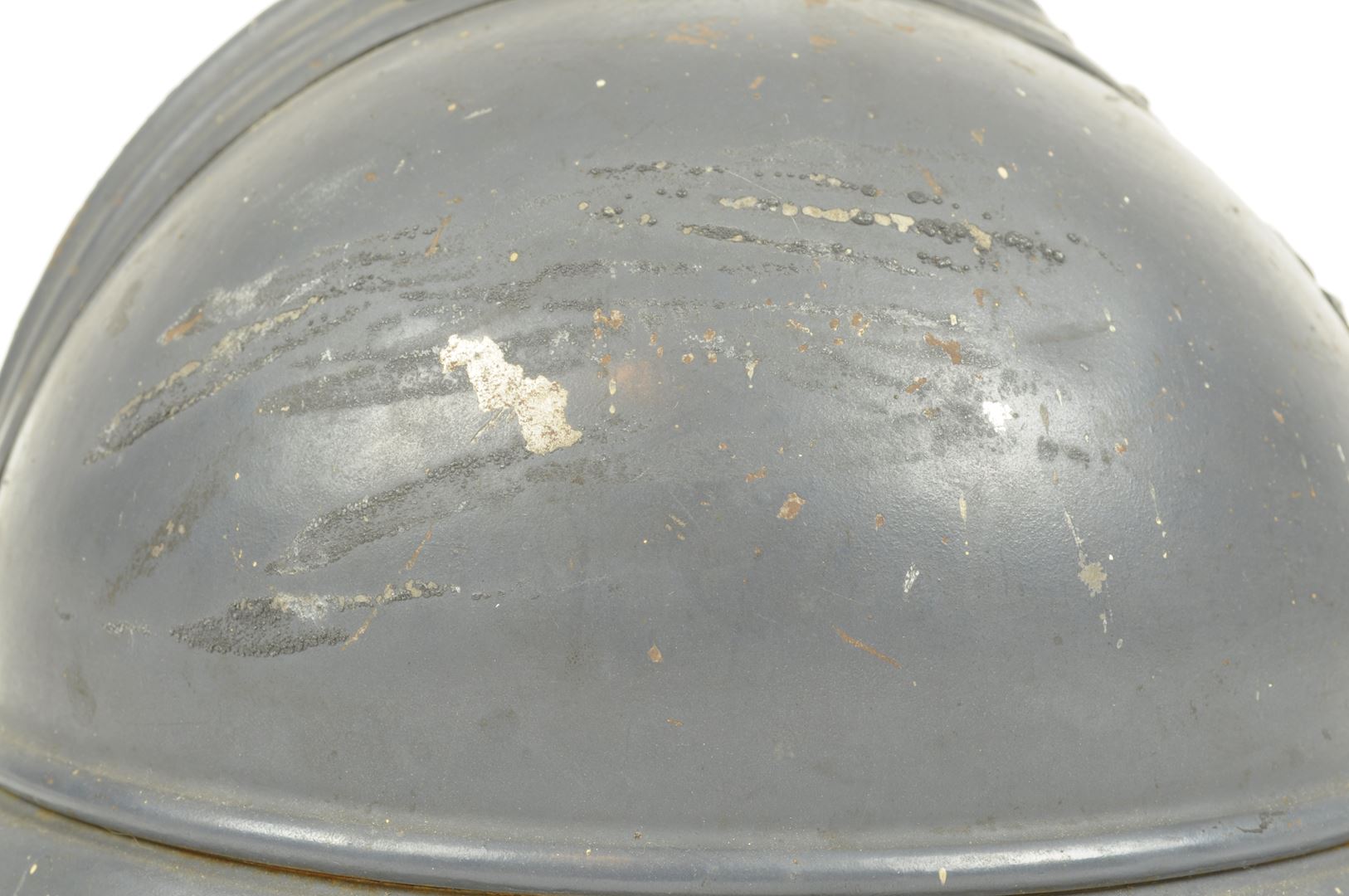 Casque Adrian d'Infanterie modèle 1915 / peinture lisse d'usine