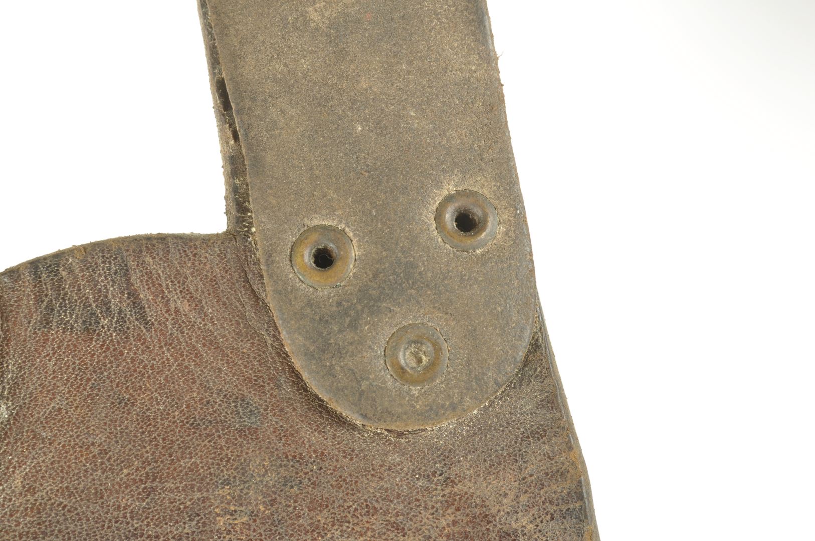 Beau gousset de Baïonnette Lebel Ersatz / Cuir riveté