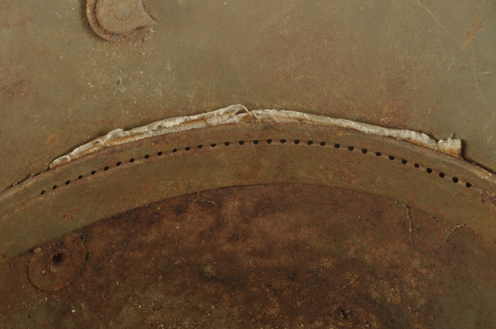 Casque Allemand modèle 1917 sorti de grenier / Alsace