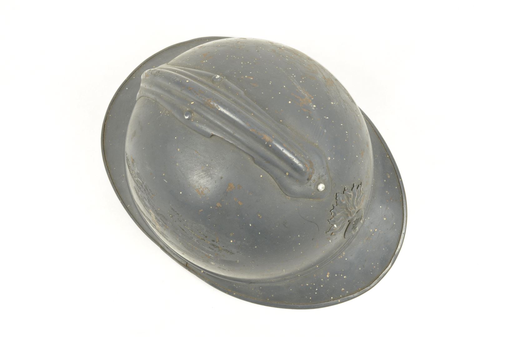 Casque Adrian d'Infanterie modèle 1915 / peinture lisse d'usine