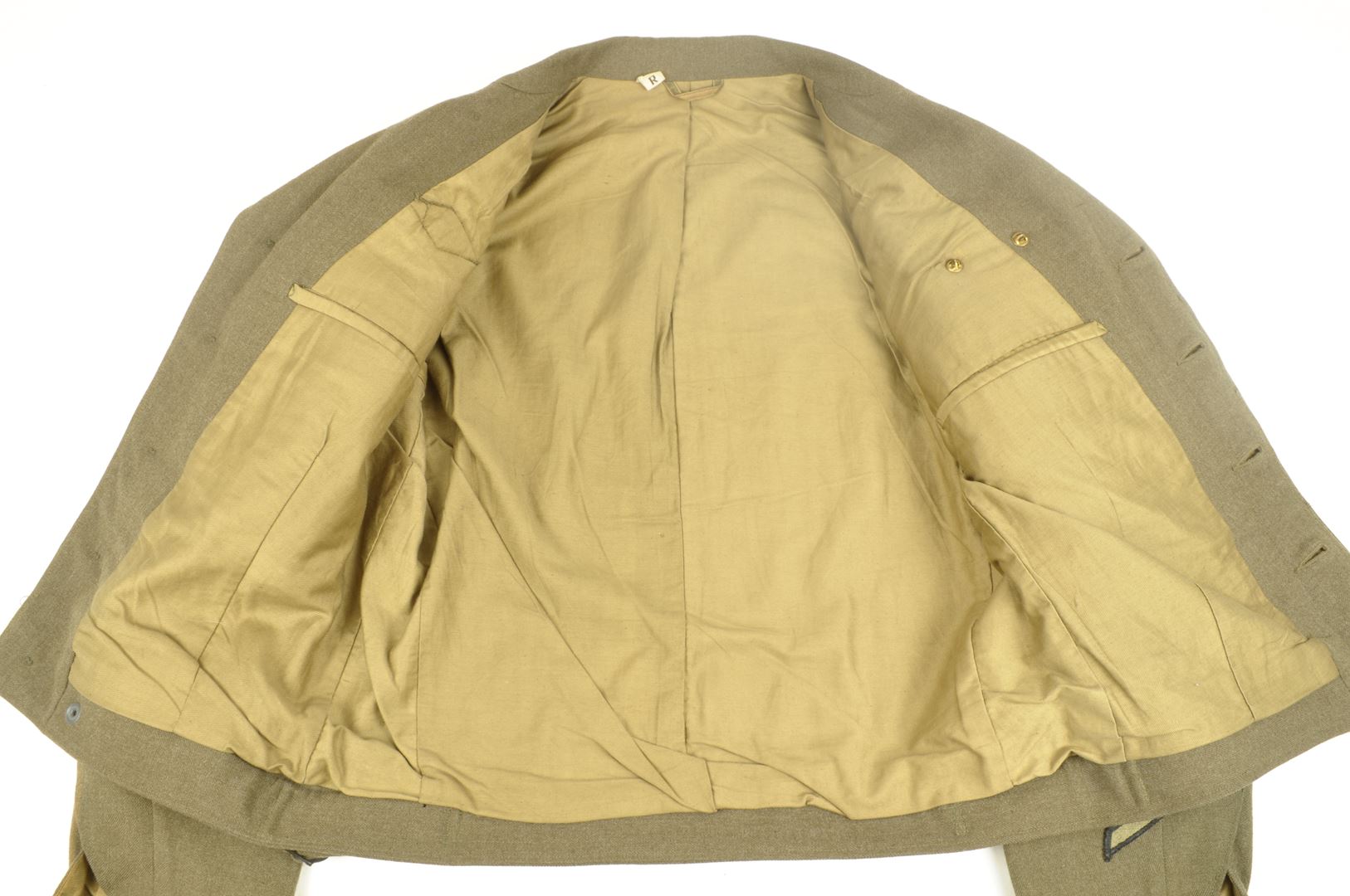 Blouson Ike daté 1944 Nominatif 5ième Armée