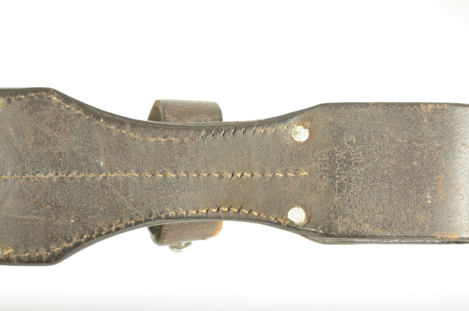 Baïonnette Allemande 84/98 "42 CVL" / Gousset daté 1938