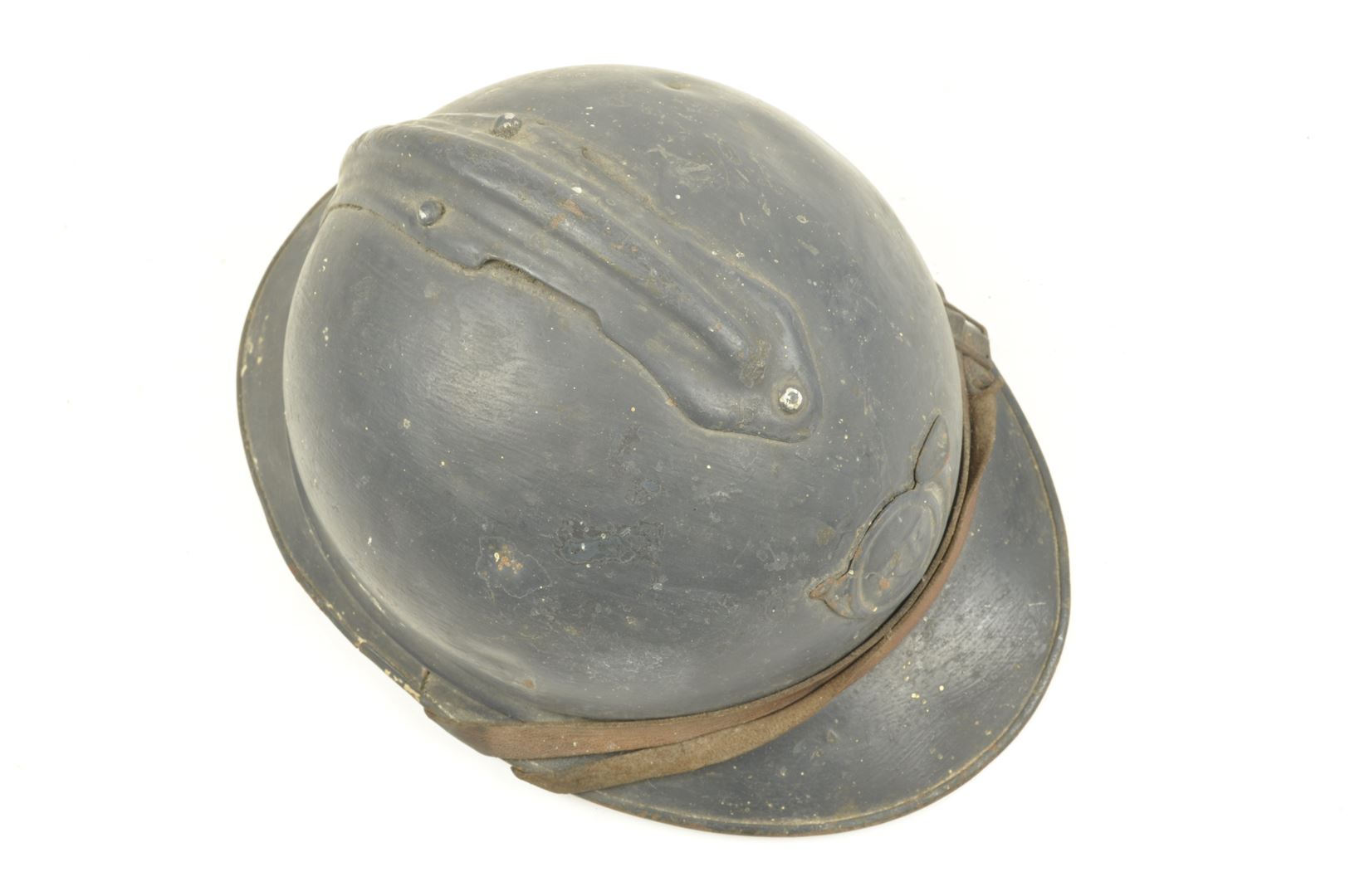 Casque Adrian de Chasseurs modèle 1915  sorti de grenier / Nominatif