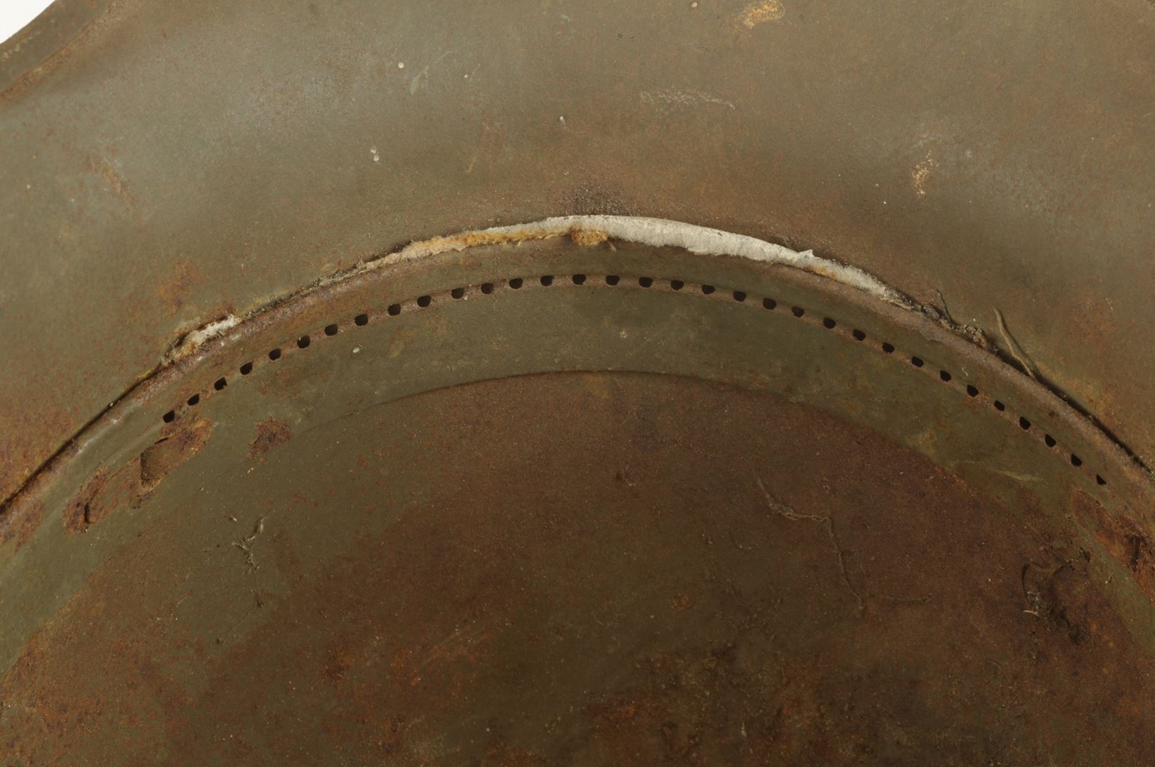 Casque Allemand modèle 1917 sorti de grenier / Alsace