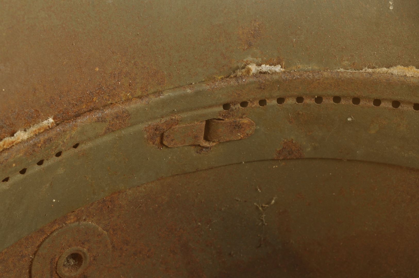 Casque Allemand modèle 1917 sorti de grenier / Alsace