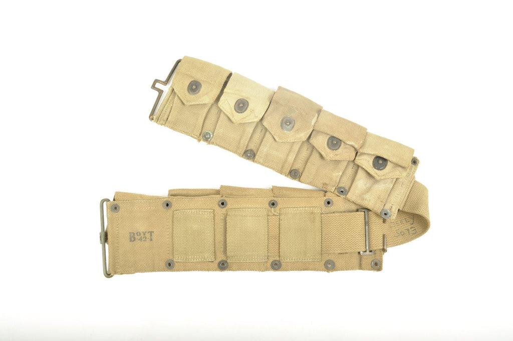 Ceinturon Américain Nominatif modèle 1923 OD3 / daté 1942