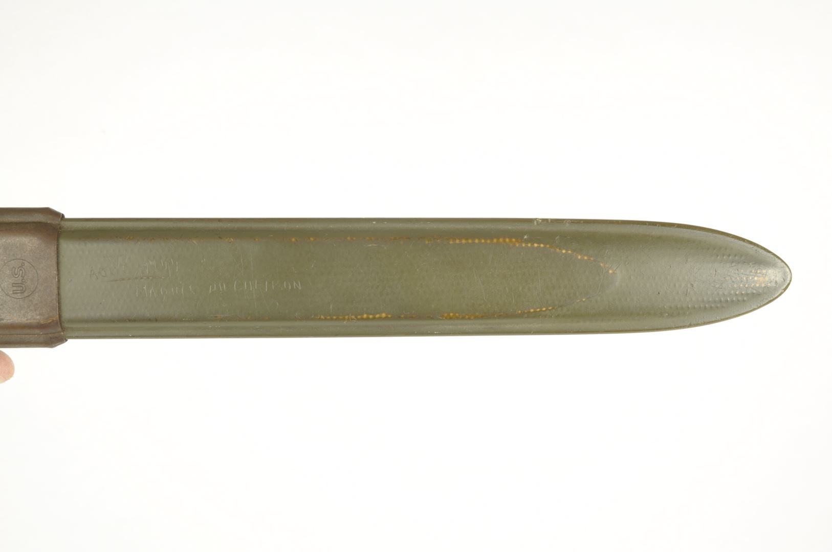 Baïonnette Garand US M1 UC gravée "Aout 44 Maquis du Cheiron" / Provence