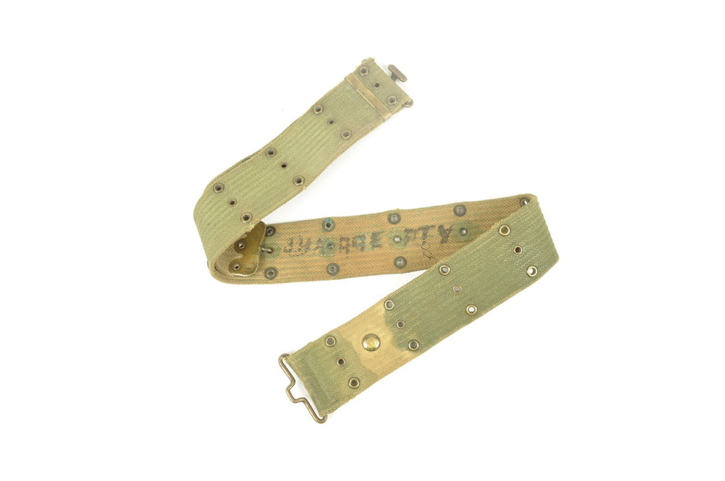 Ceinturon US M36 camouflé et nominatif