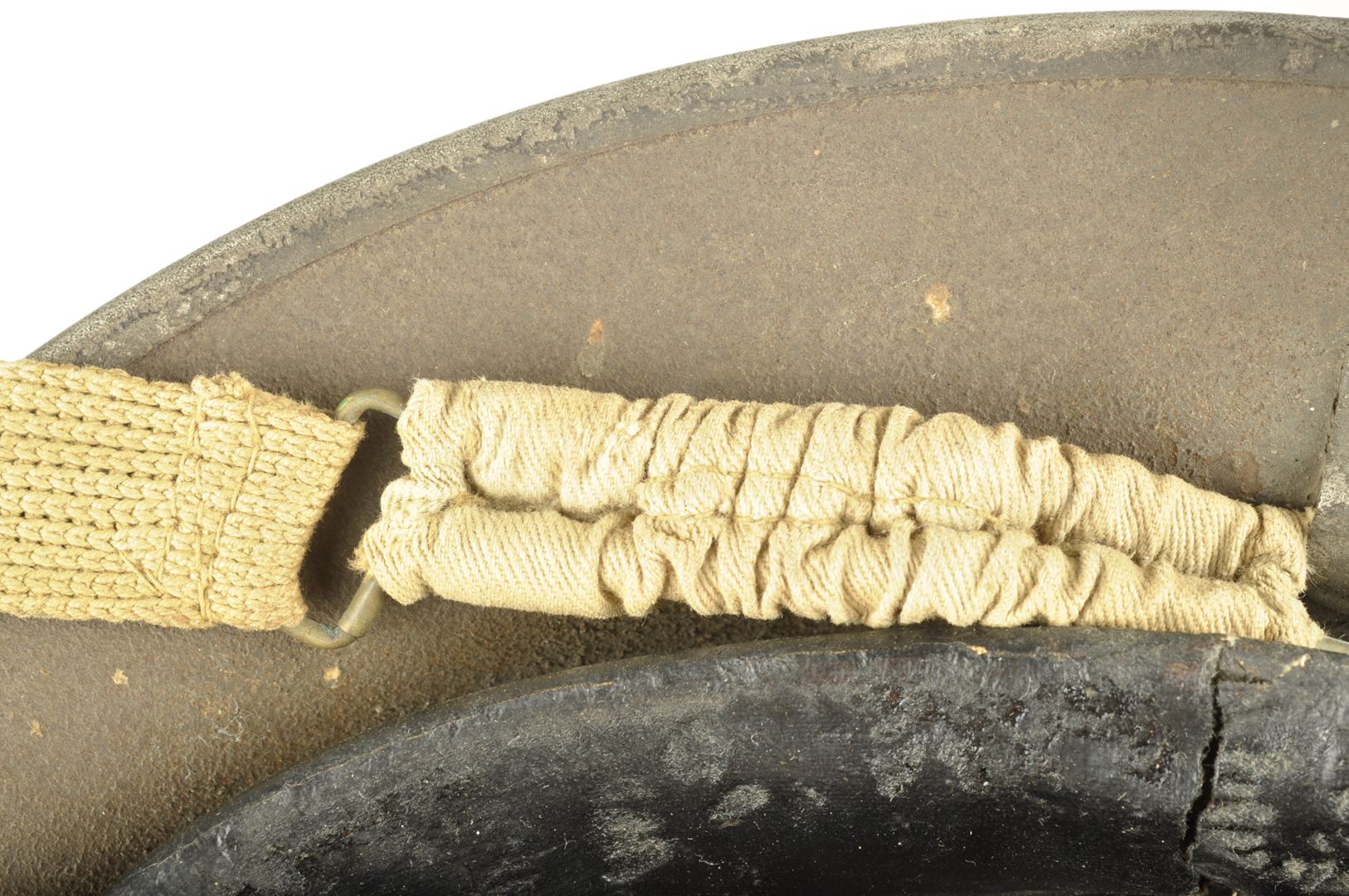 Casque Britannique MKII insignes "VII" / Saint-Vaast-la-Hougue