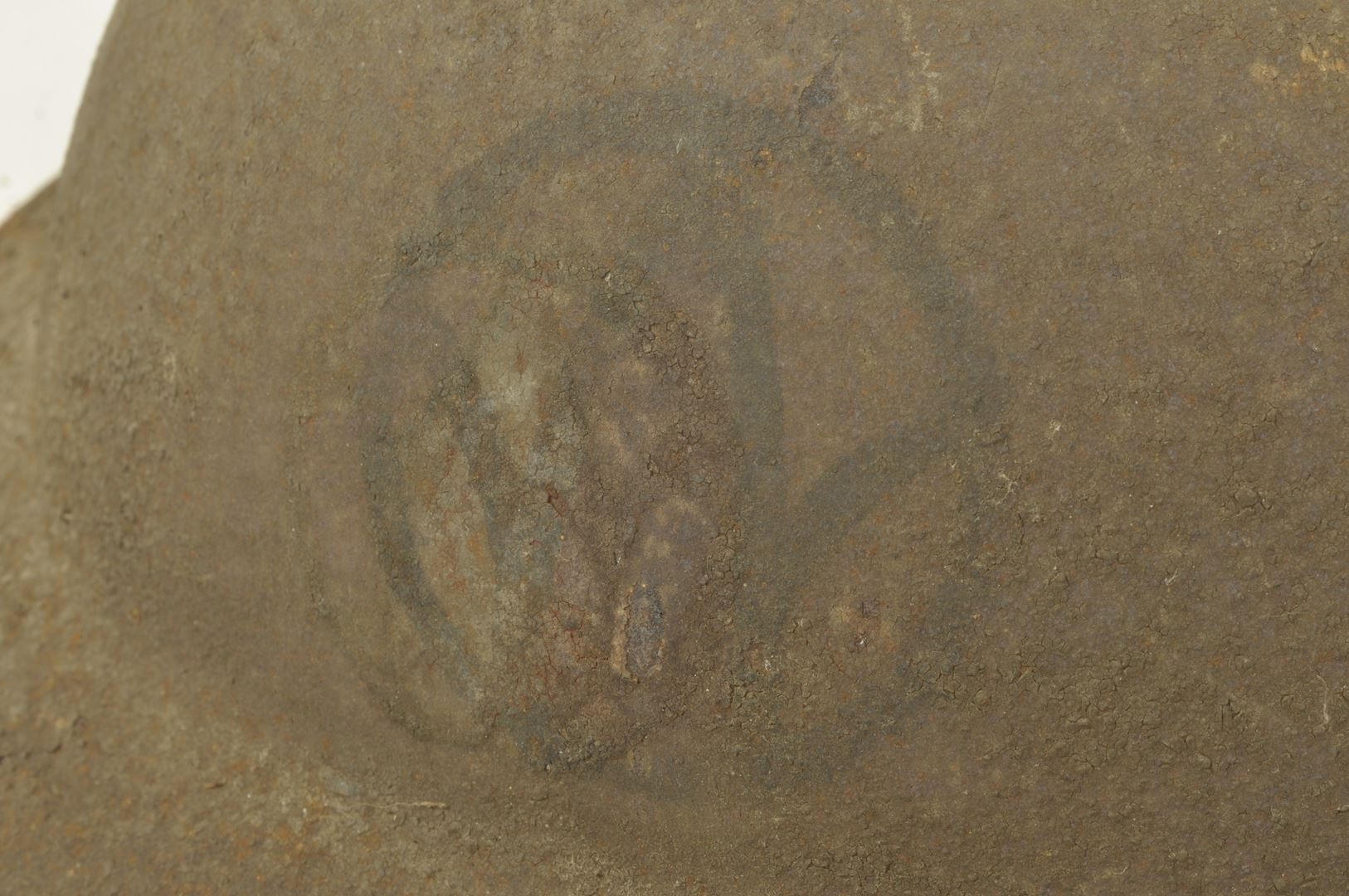 Casque US 17 sorti de grenier / double insignes 89th infantry division