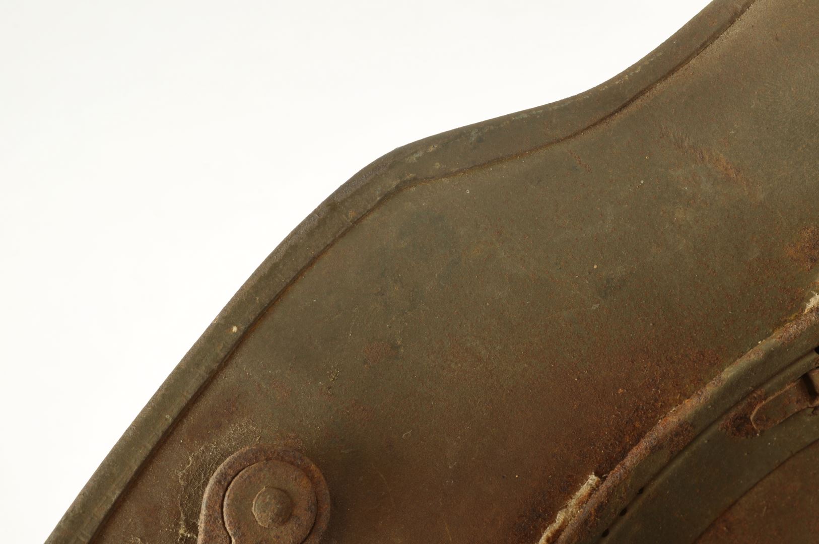 Casque Allemand modèle 1917 sorti de grenier / Alsace