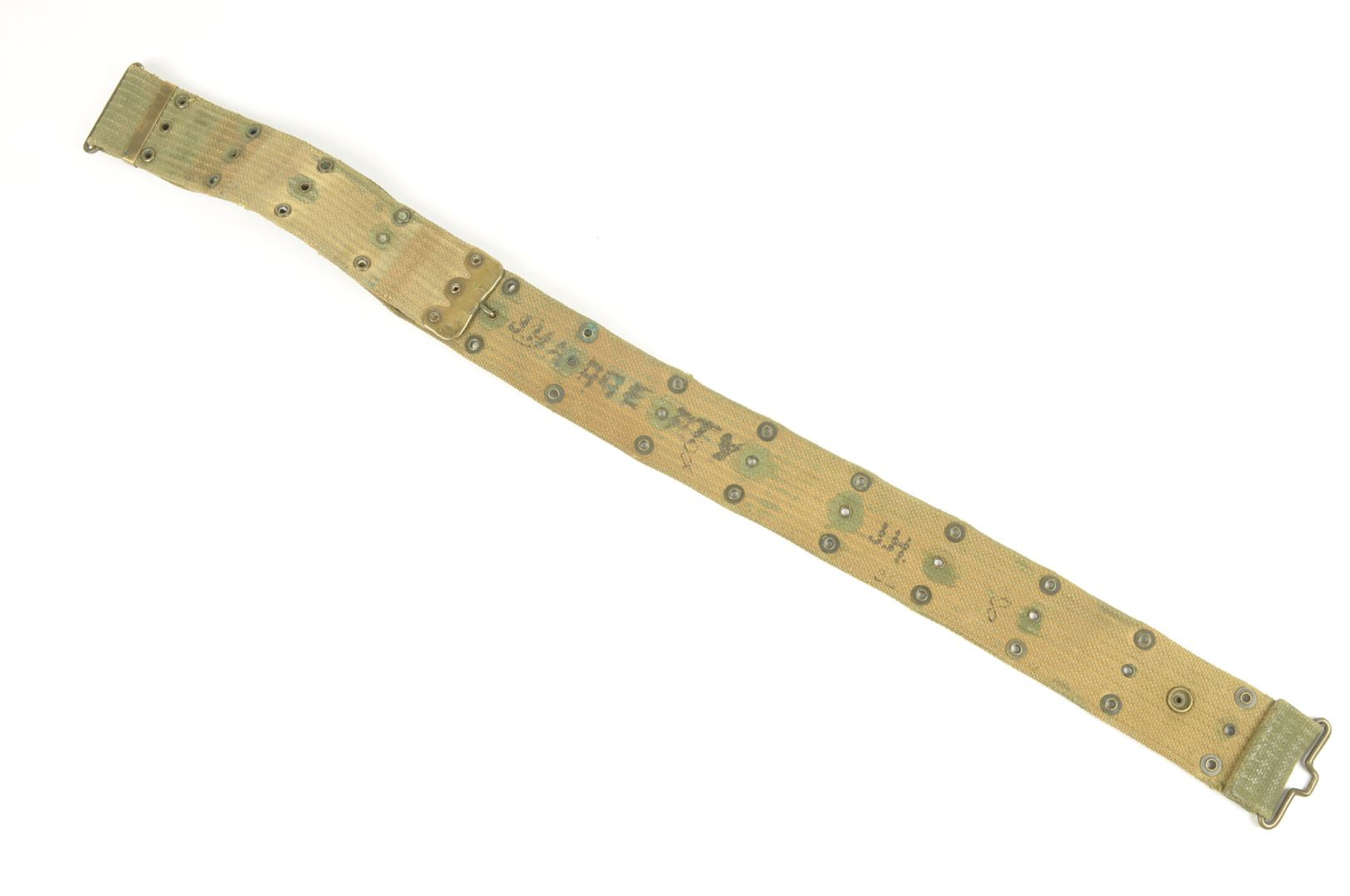 Ceinturon US M36 camouflé et nominatif