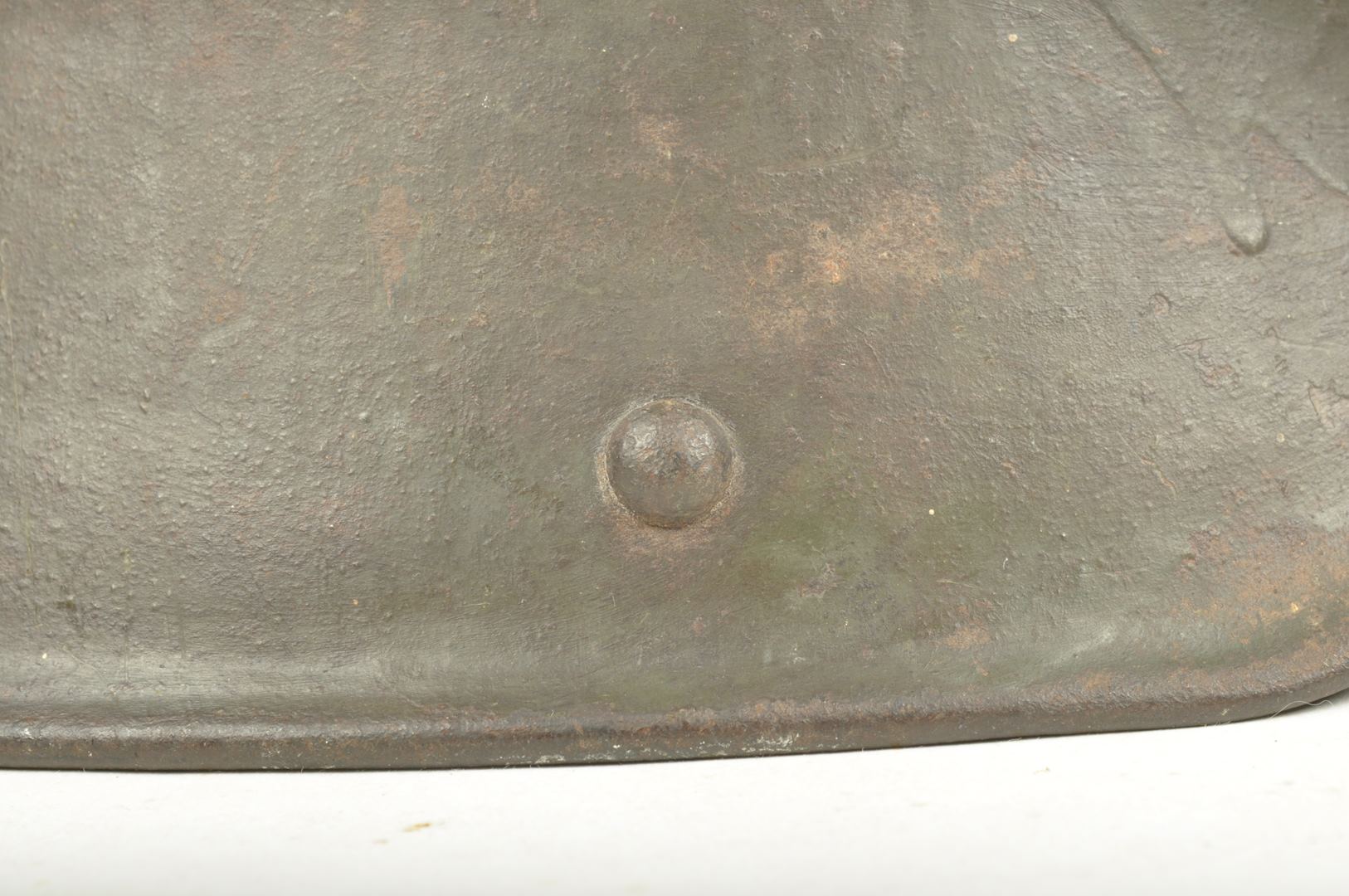 Casque Allemand modèle 1917 sorti de grenier