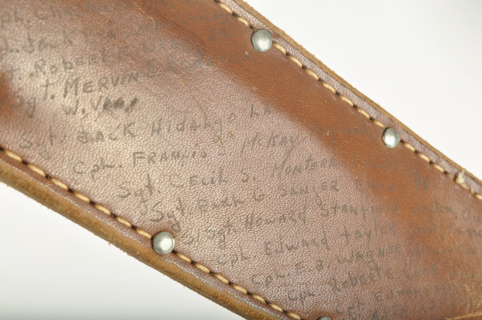 Couteau de combat KA BAR " COMMANDO" NOMINATIF AIR FORCE  / fourreau personnalisé PACIFIQUE