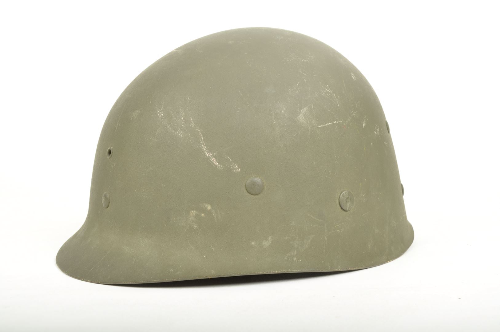 Casque US M1 pattes fixes Nominatif et son sous casque Firestone / Offemont
