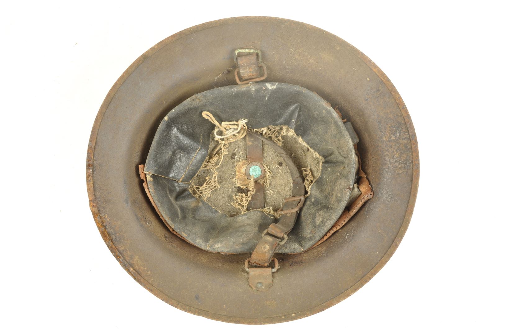 Casque US 17 sorti de grenier / double insignes 89th infantry division