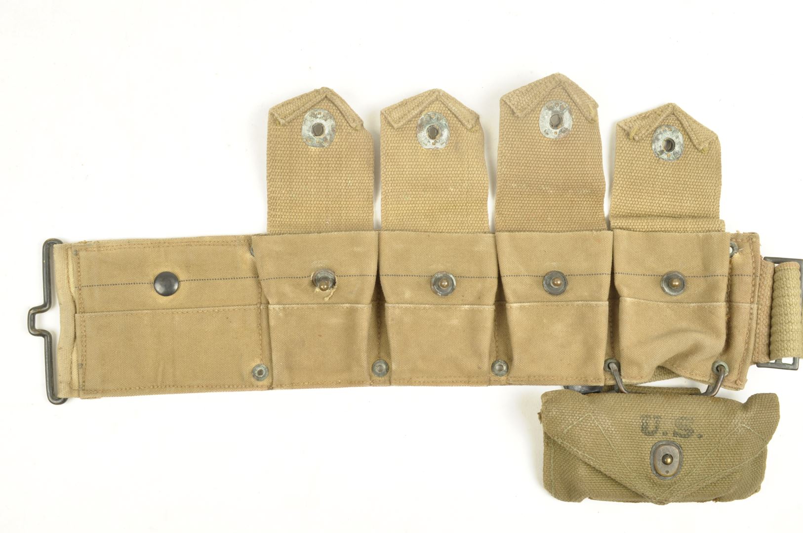 Ensemble ceinturon M1910 / pochette à pansement Nominatif