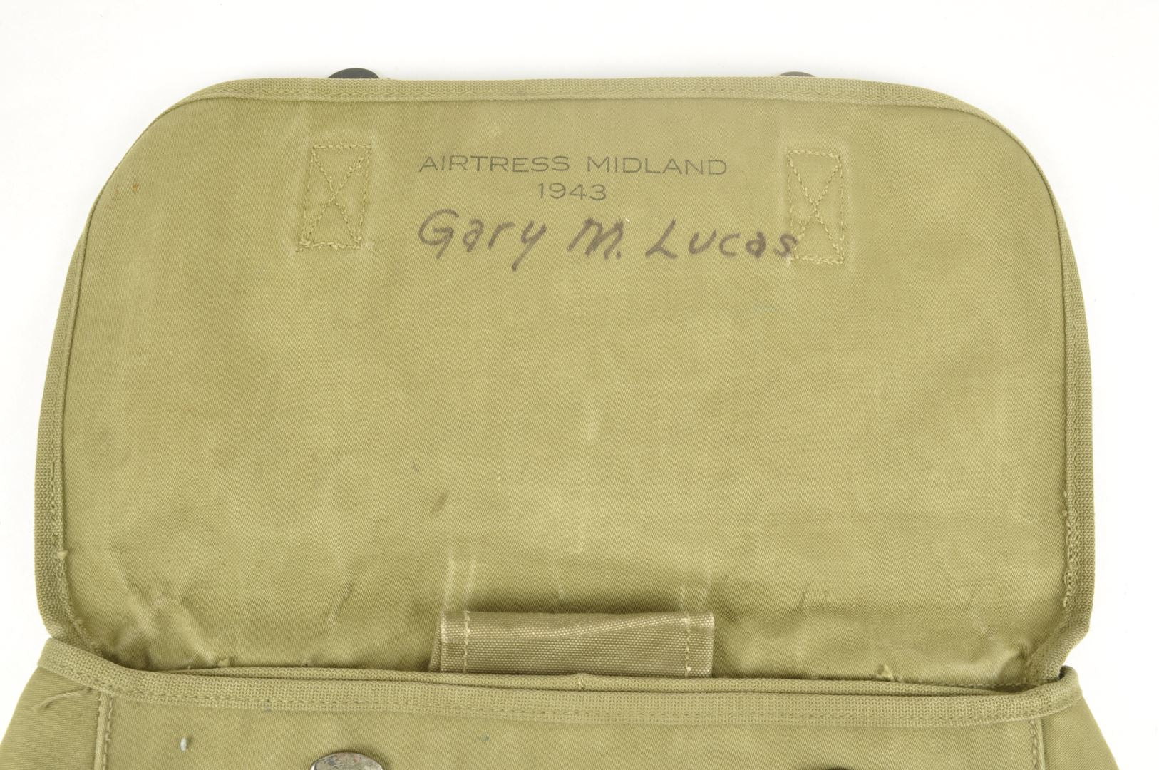 Musette M36 caoutchoutée AIRTRESS MIDLAND 1943 / Nominative