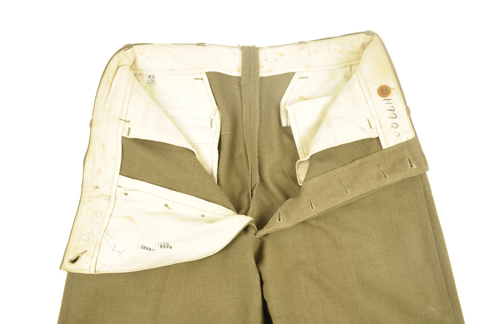 Pantalon moutarde  30 X 29 / Daté 1943