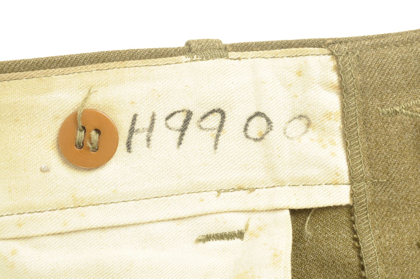 Pantalon moutarde  30 X 29 / Daté 1943