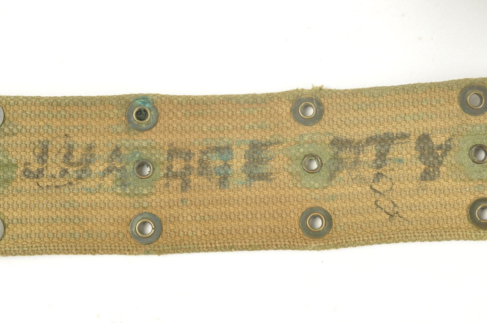 Ceinturon US M36 camouflé et nominatif