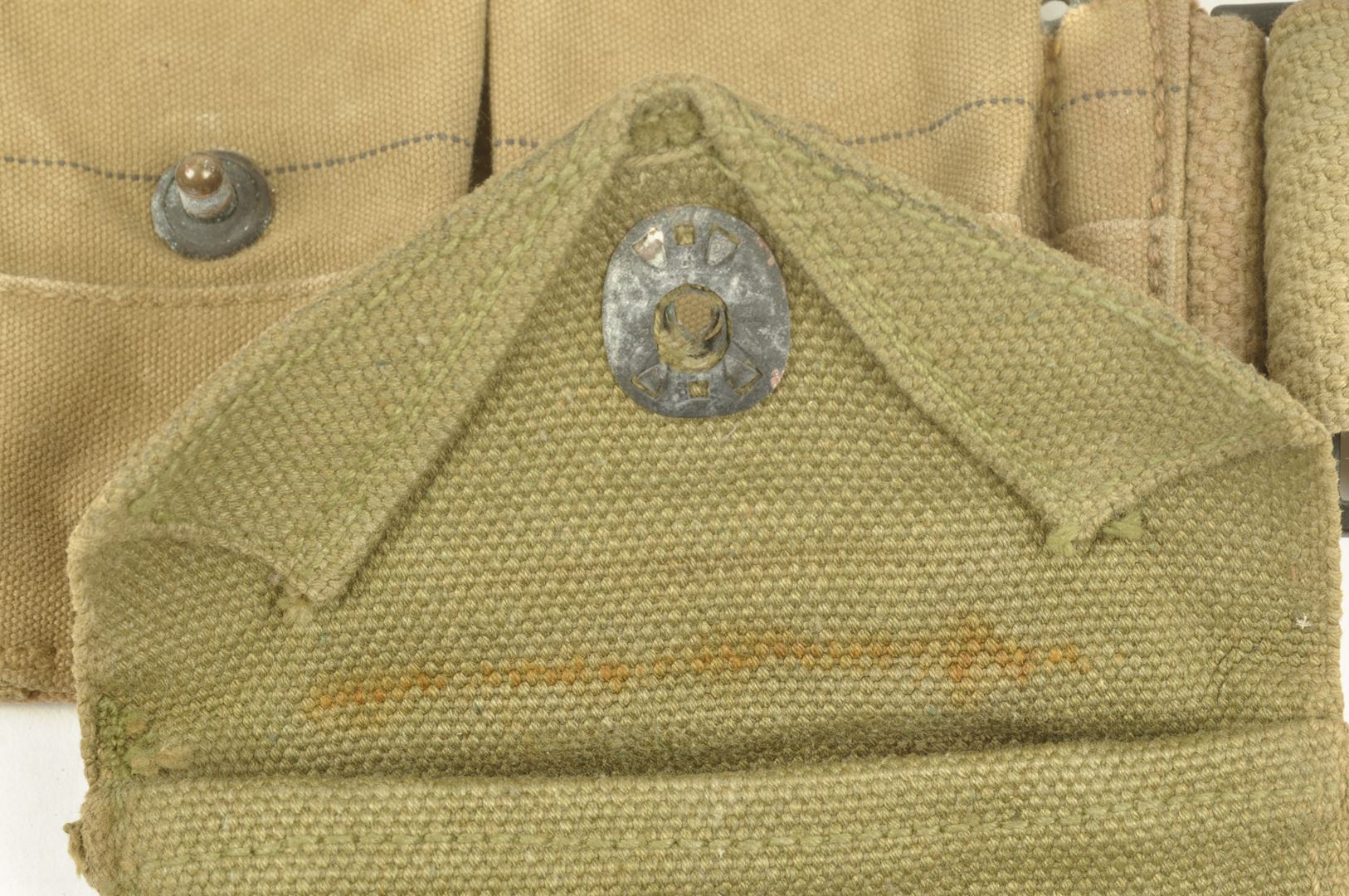 Ensemble ceinturon M1910 / pochette à pansement Nominatif
