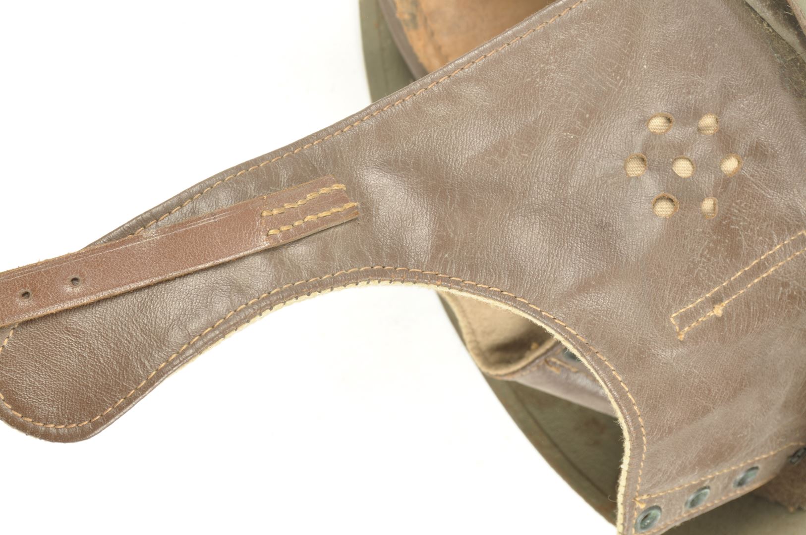 Casque de motocycliste Britannique / Dispatch Rider  daté 1943