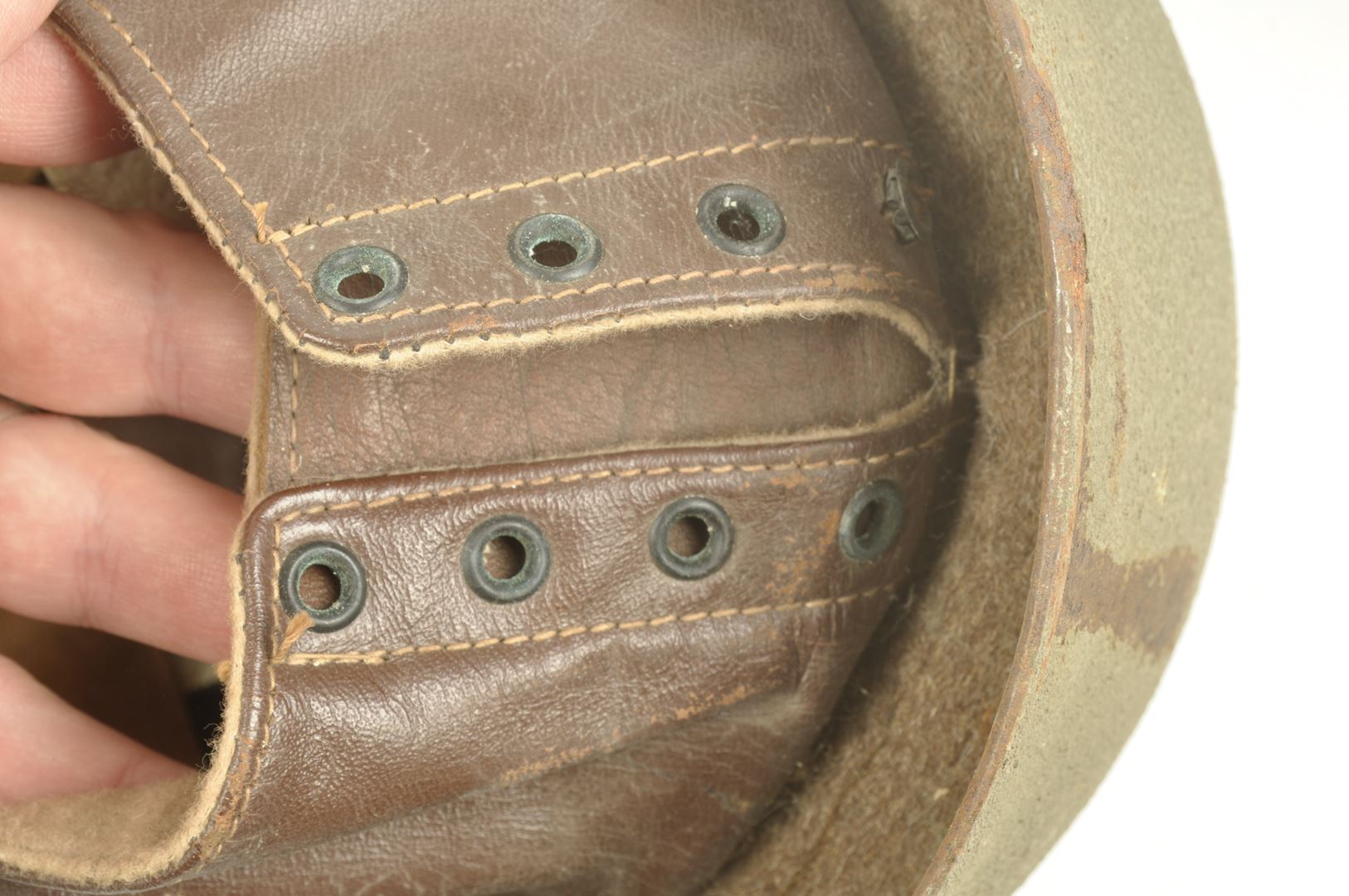 Casque de motocycliste Britannique / Dispatch Rider  daté 1943