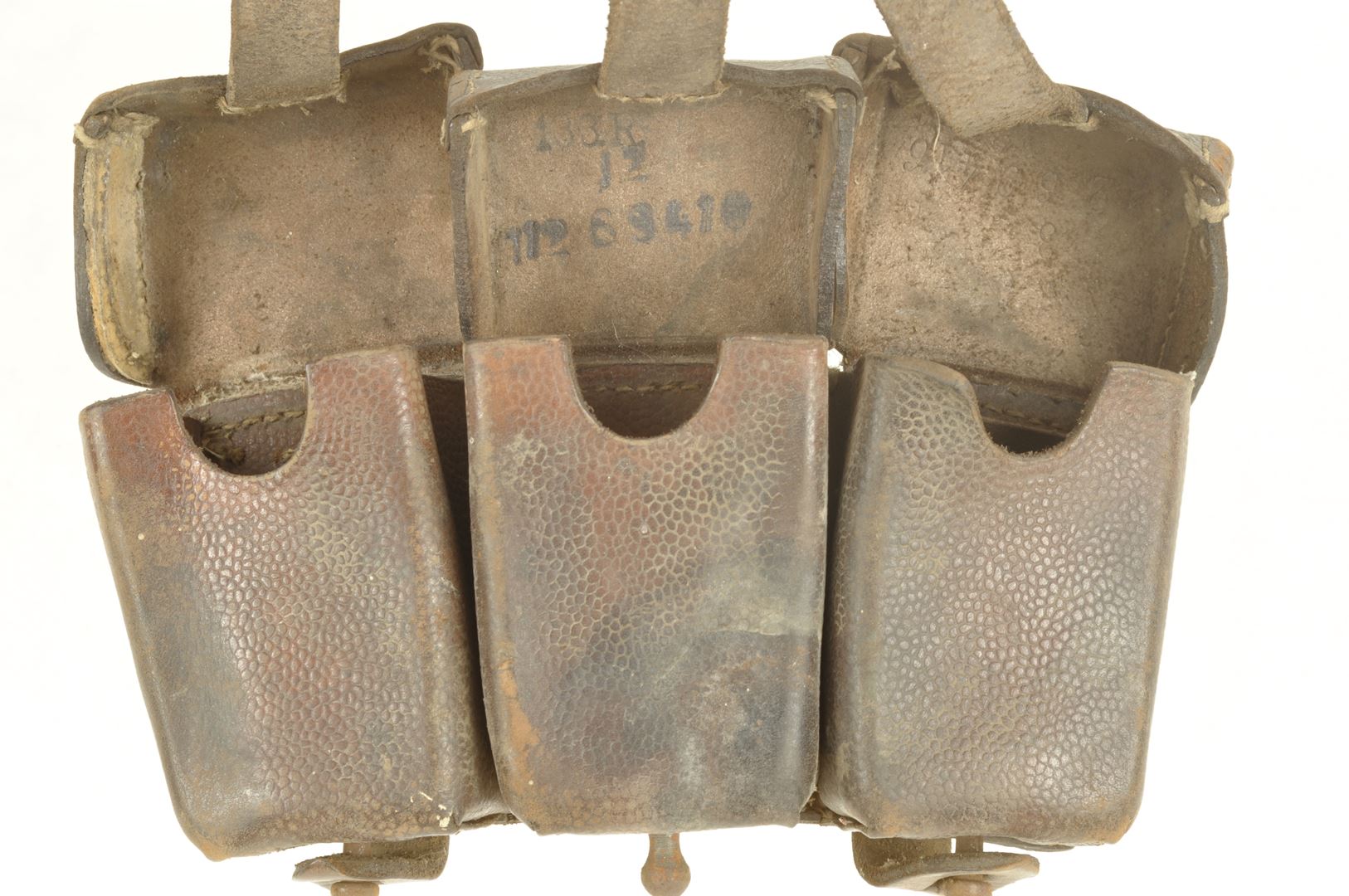 Cartouchière Allemande datée 1918 / 133ième Régiment Infanterie Saxon