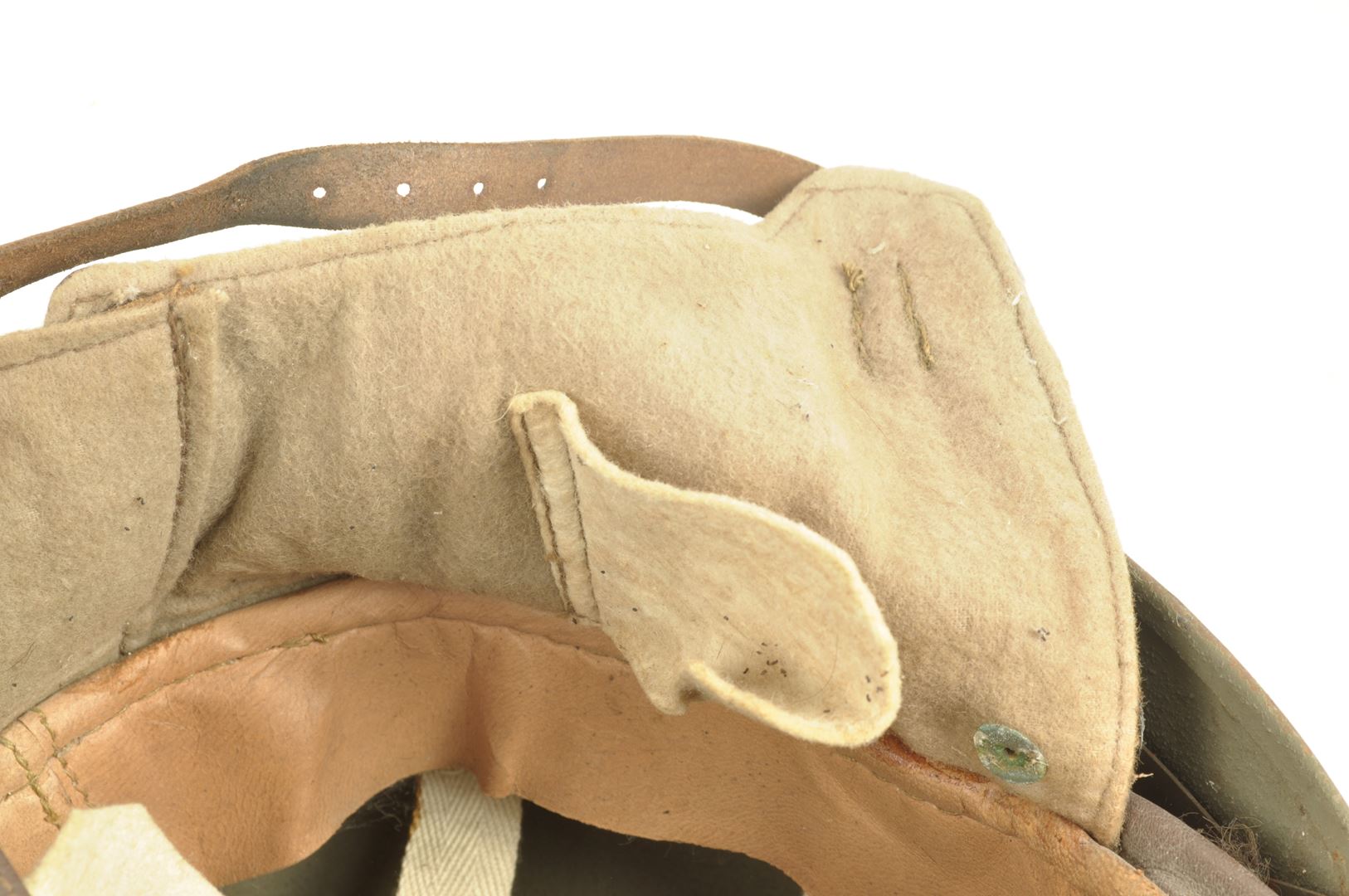 Casque de motocycliste Britannique / Dispatch Rider  daté 1943