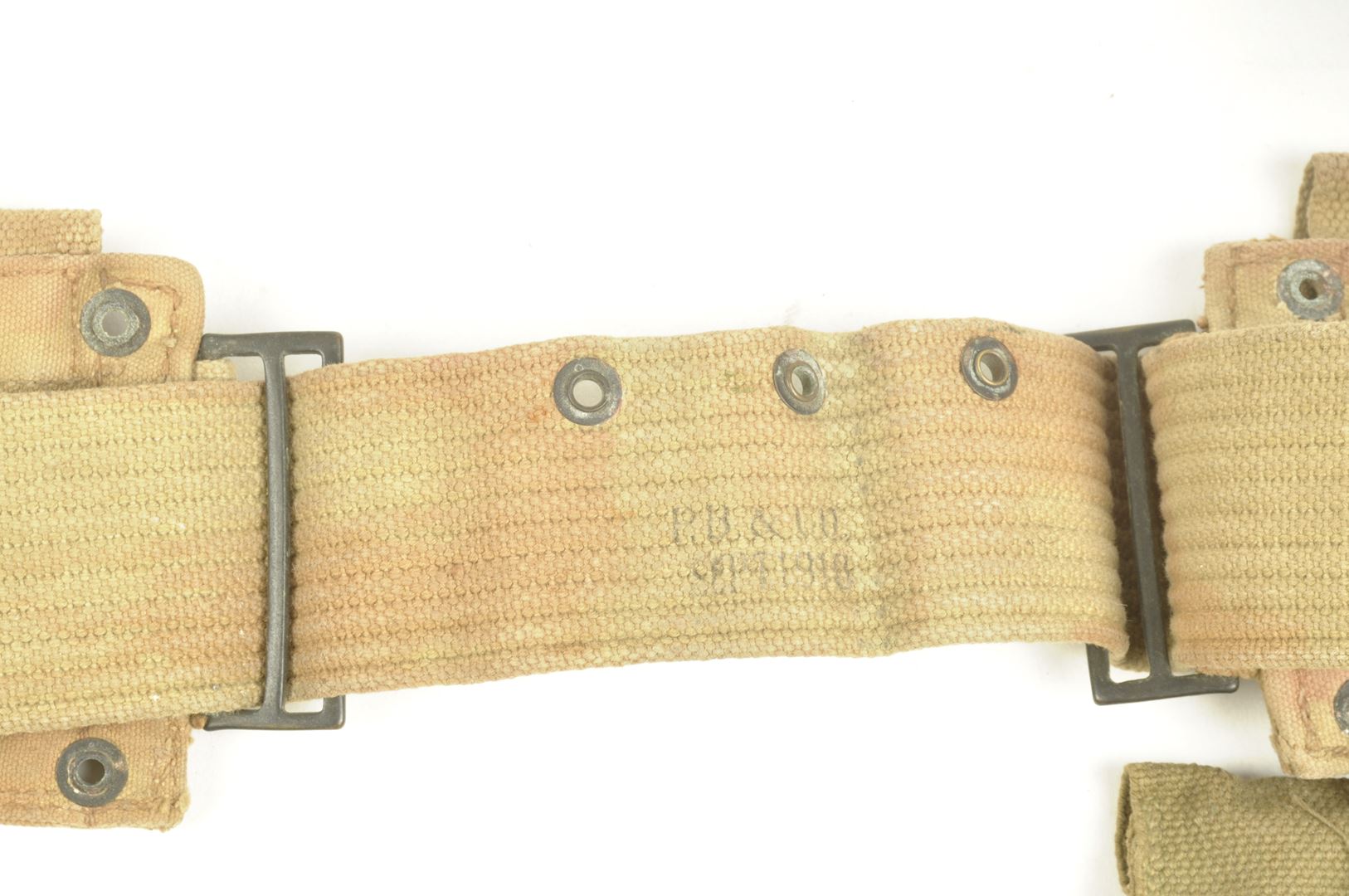 Ensemble ceinturon M1910 / pochette à pansement Nominatif