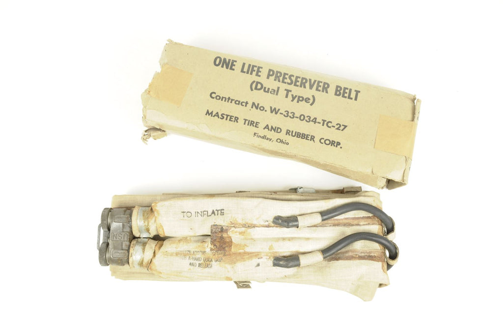 Ceinture bouée de Débarquement M1926 avec son carton d'origine