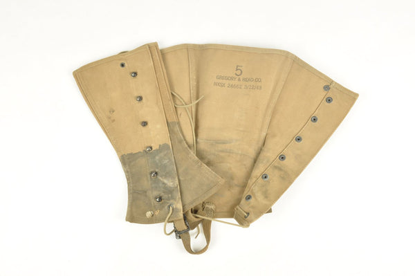 Guêtres USMC datées  1943 / Camouflées