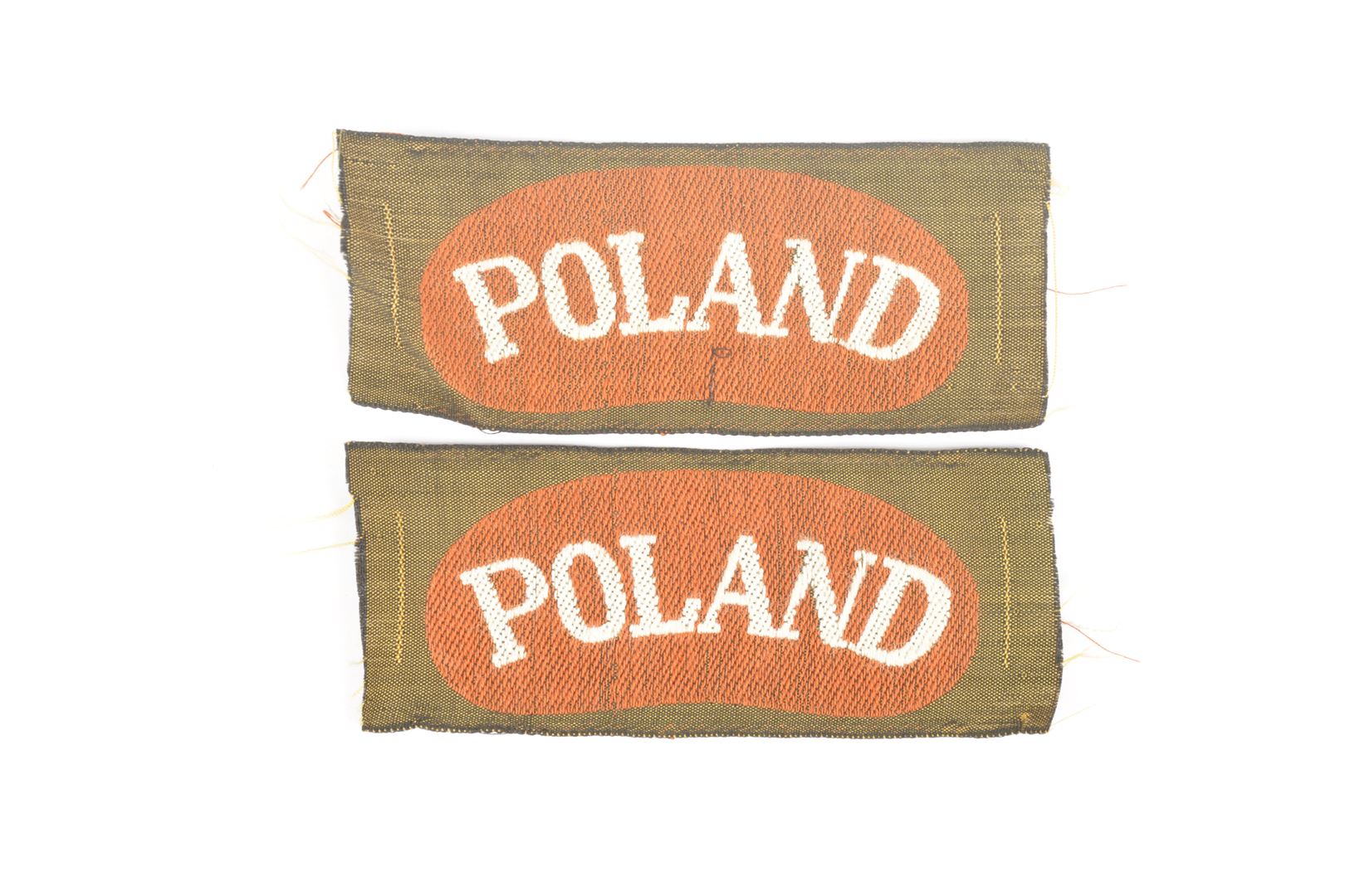 Paire de titres d'épaule POLAND