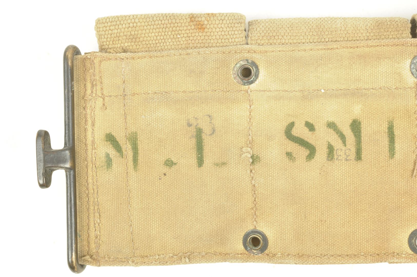 Ensemble ceinturon M1910 / pochette à pansement Nominatif